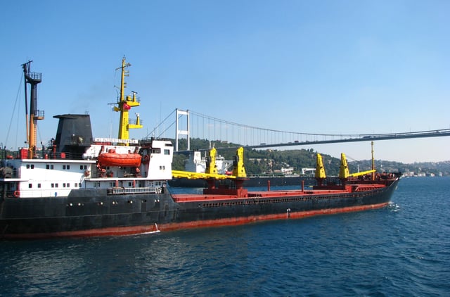 As the only route to the Black Sea, the Bosphorus is one of the busiest waterways in the world.