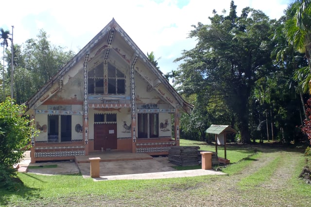 A traditional Palauan house