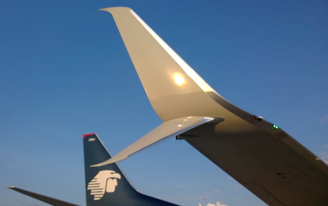 737 Split Scimitar Winglet on an Aeromexico Next Generation 737