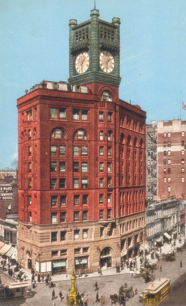 The Old Chronicle Building at 690 Market Street, completed in 1889 (1901)