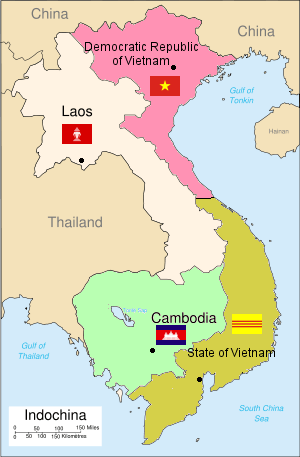 Partition of French Indochina after the 1954 Geneva Conference