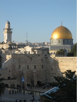 Western Wall and Dome of the Rock in Jerusalem