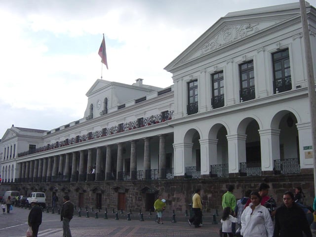 Palacio de Carondelet, the executive branch of the Ecuadorian Government