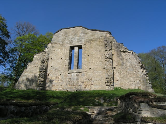 Riseberga Abbey Ruin in Lekeberg