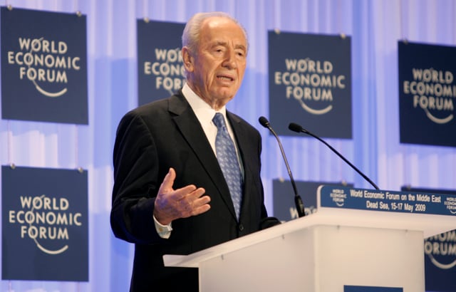 Shimon Peres at the World Economic Forum on the Middle East (2009)