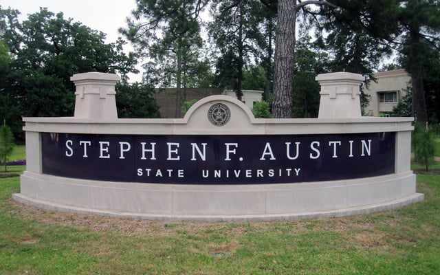 Stephen F. Austin State University in Nacogdoches