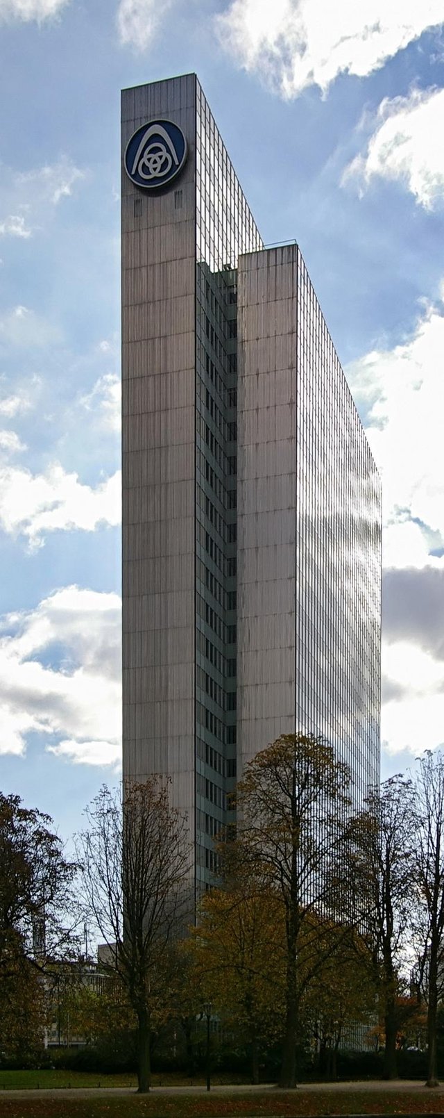 Former Thyssenkrupp building in Düsseldorf