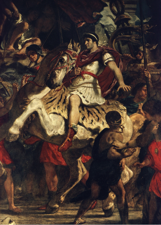 The Justice of Trajan (fragment) by Eugène Delacroix