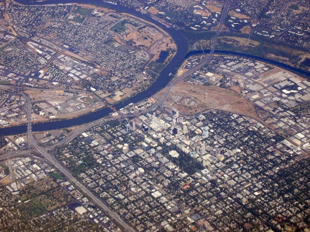 The aerial shots of the Burnhams' neighborhood at the beginning and end of the film were captured above Sacramento, California.