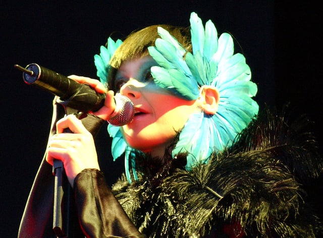 Björk, the best-known Icelandic musician