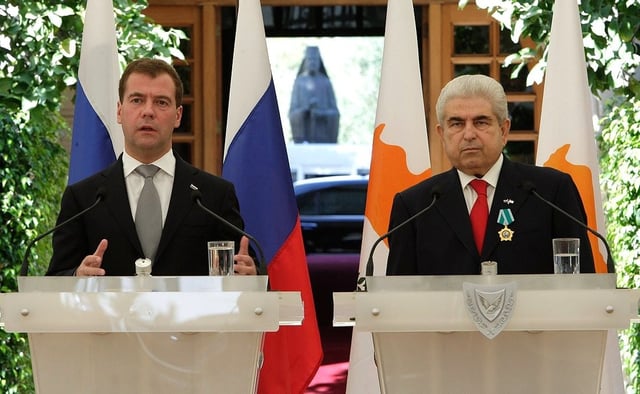 News conference following Russian-Cypriot talks in Nicosia, Cyprus