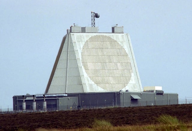 Phased Array Ballistic Missile Early Warning System at RAF Fylingdales