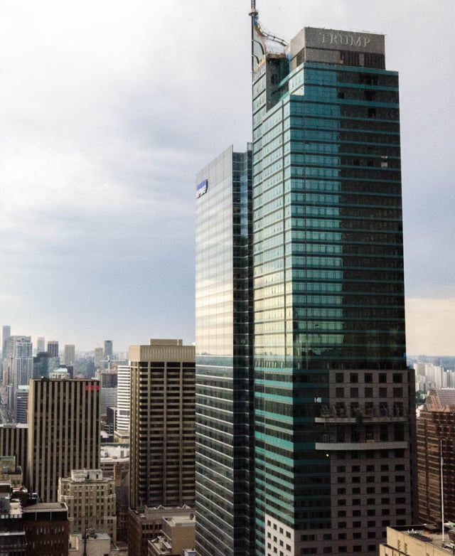The former Trump International Hotel & Tower, Toronto