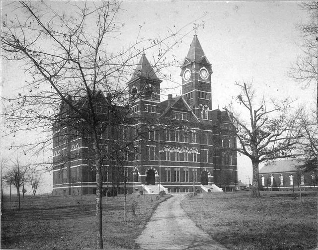 Samford Hall in the 1890s