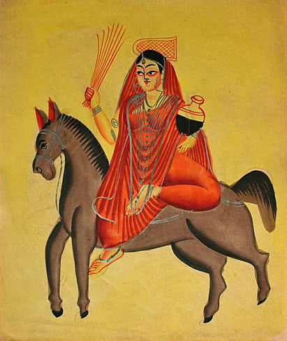 The Hindu goddess Shitala was worshipped to prevent or cure smallpox.