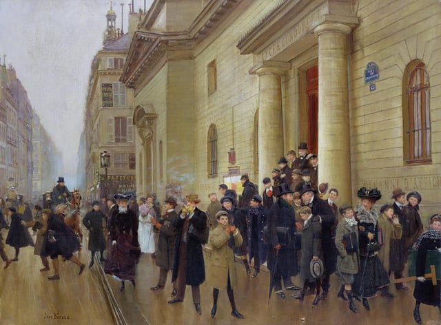 The lycée entrance