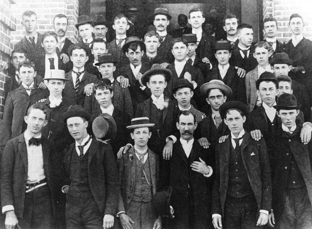 First freshman class at North Carolina College of Agriculture and Mechanic Arts in 1889