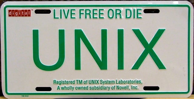 Promotional license plate by Digital Equipment Corporation