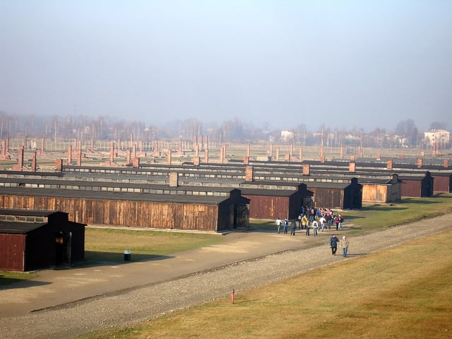 Barracks at Auschwitz II
