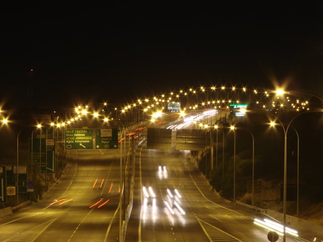 A1 Motorway between Agios Athanasios junction and Mesa Ghetonia junction in Limassol