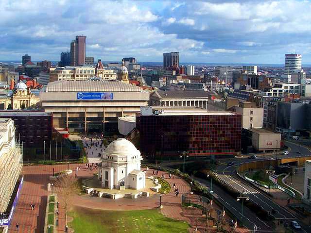 Urban Birmingham, Centenary Square.