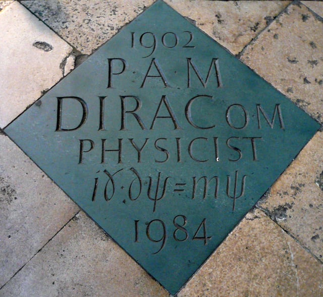 The commemorative marker in Westminster Abbey.