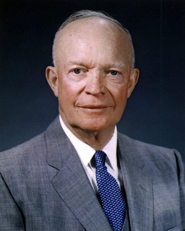 Dwight Eisenhower, 34th President of the United States (1953–1961)