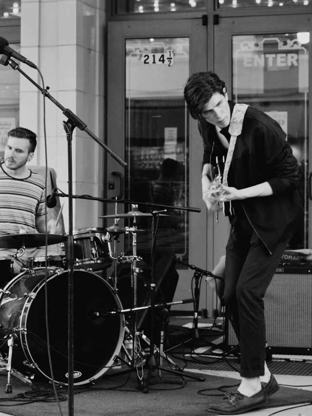 Local band Interstate Traffic performing at South by South Bend