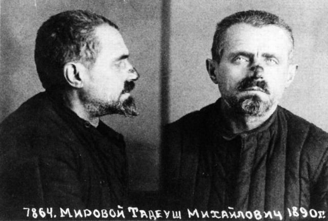 Michał Karaszewicz-Tokarzewski after arrest by NKVD 1940