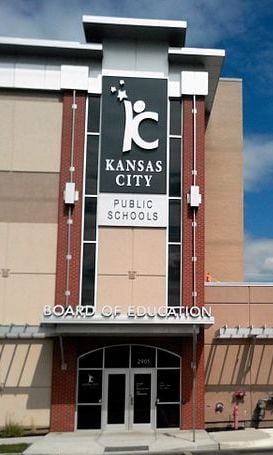 Headquarters of the Kansas City Public Schools, which serves the inner core of the city limits