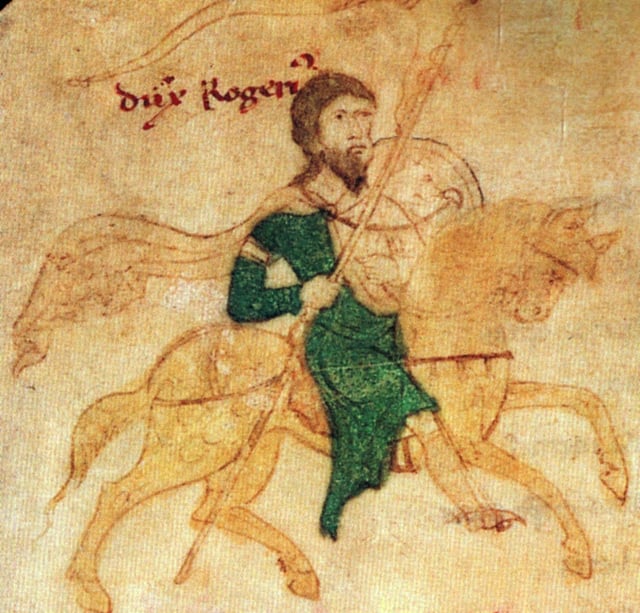 Roger II, the first king of Sicily.