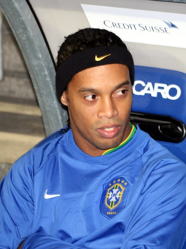 Ronaldinho with Brazil in 2006