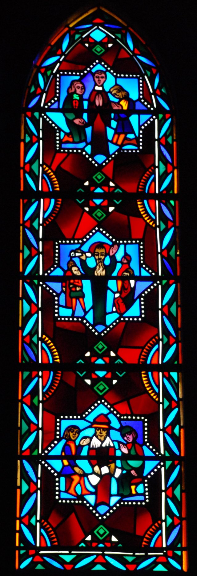 Window dedicated to Carnegie in the National Cathedral