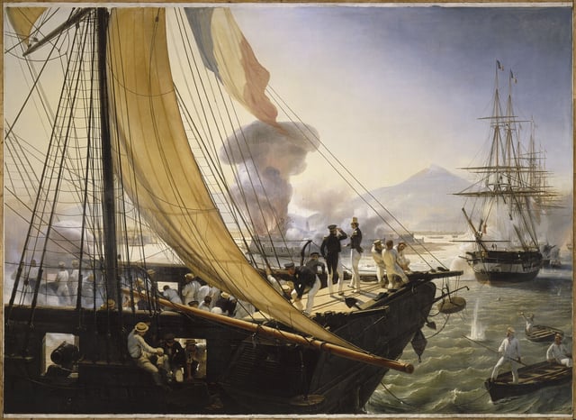 French bombardment of the fort of San Juan de Ulúa in the Pastry War