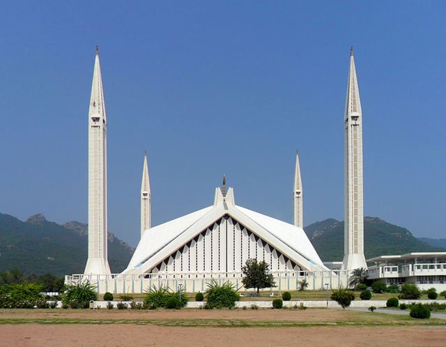 Faisal Mosque in Islamabad is named after a Saudi king. The kingdom is a strong ally of Pakistan. WikiLeaks claimed that Saudis are "long accustomed to having a significant role in Pakistan's affairs".