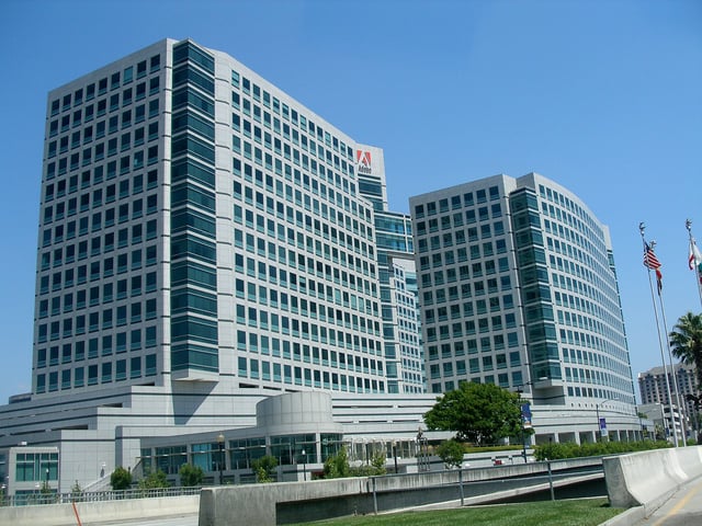 Adobe world headquarters in Downtown San Jose