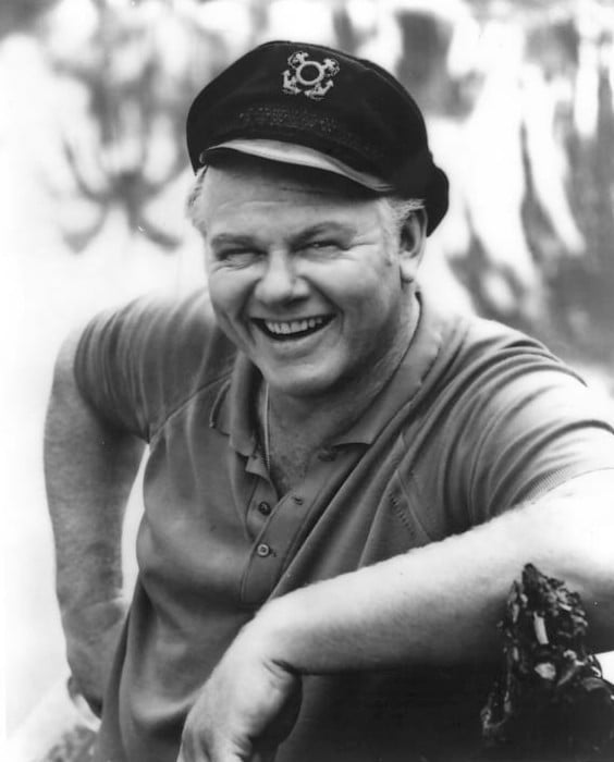 Alan Hale Jr. as the Skipper