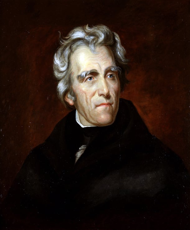 Andrew Jackson, the 7th President of the United States and the city's namesake