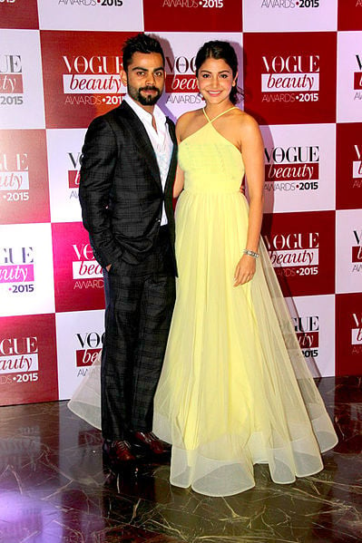 Kohli and Anushka Sharma at Vogue Awards