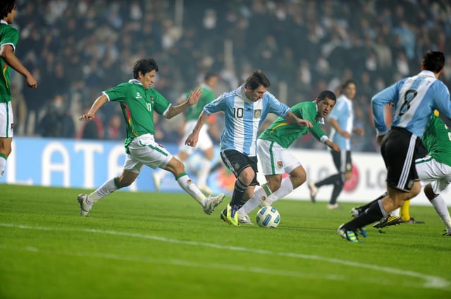 Opening game: Argentina v. Bolivia.