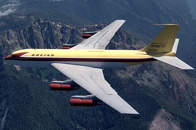The 707 was based on the Dash 80.