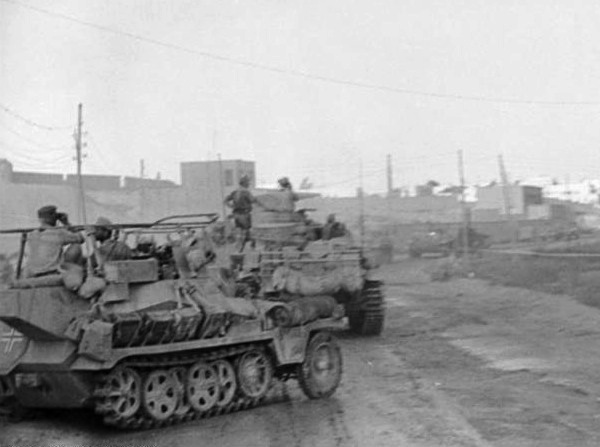The Afrika Korps enters Tobruk.