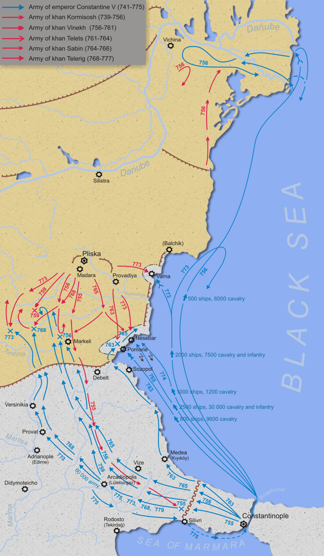 Byzantine–Bulgarian Wars (741–775)