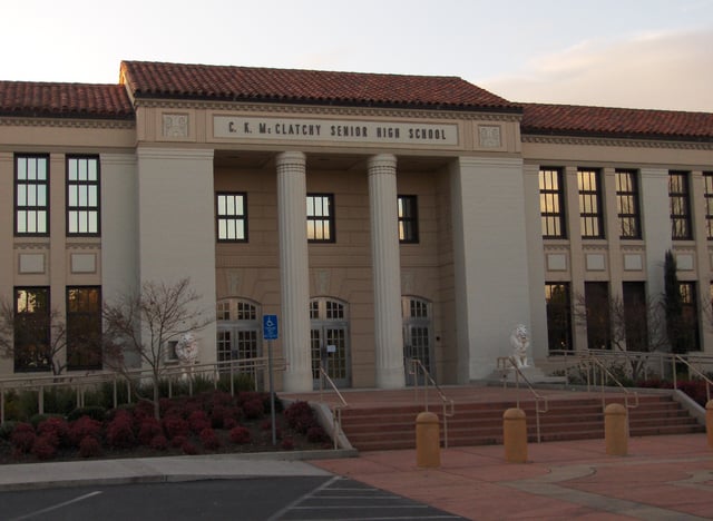 The historic C.K. McClatchy High School.