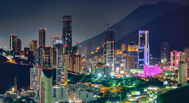 Monterrey's greater metropolitan area main business district.