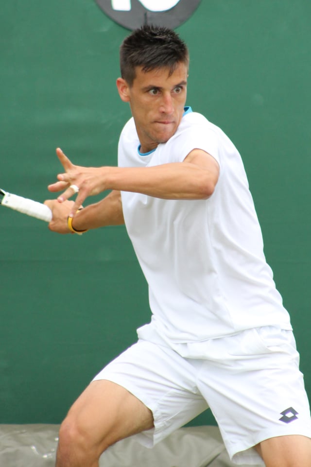 Damir Džumhur, a Sarajevo born multi–Grand Slam tennis player.