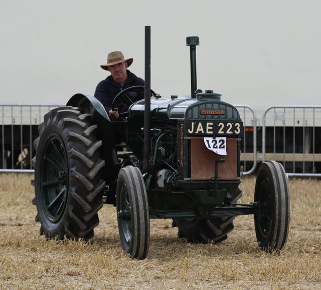 A wartime Fordson Model N tractor