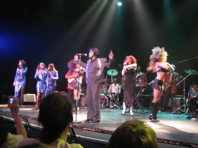James Brown performing in June 2005