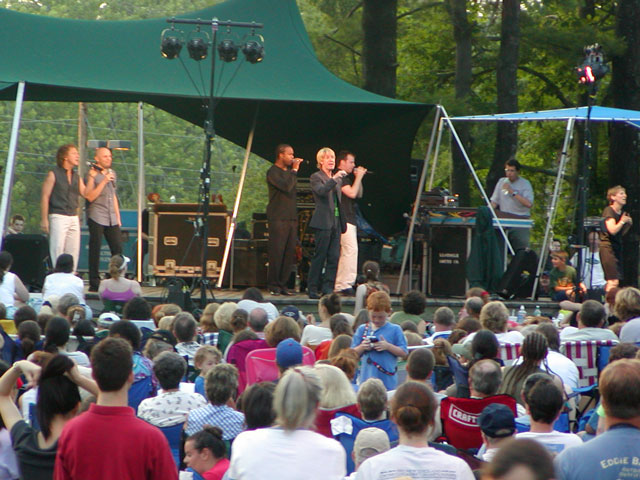 Rockapella performs at the L.L.Bean Summer Concert Series, July 2003