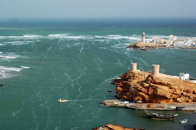 The coast of Sur, Oman